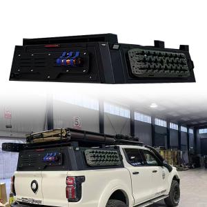 Quality 27kg Black Aluminium Alloy Low Bed Canopy For GWM POER Pick Truck Back Cover Car wholesale