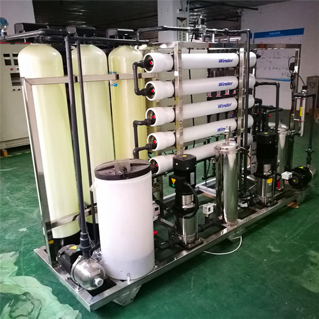 480KG reverse osmosis water purification system 100TPH Bipass
