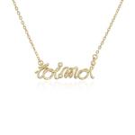Synthetic CZ Womens Fashion Pendant Necklaces OEM Classic Initial Necklace