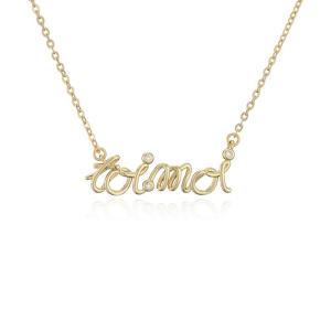 Quality Synthetic CZ Womens Fashion Pendant Necklaces OEM Classic Initial Necklace wholesale