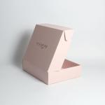 Custom Pink Clothes Jewelry Cosmetic Makeup Food Electronic Folding Corrugated