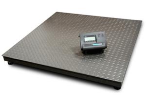 China Heavy Duty Digital Floor Scales Industrial Low Profile Pallet Scale Carbon Steel Q235B on sale