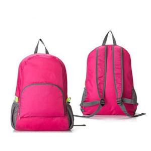 Quality Softback Zipper Pocket Womens Foldable Rucksack Backpack For School wholesale