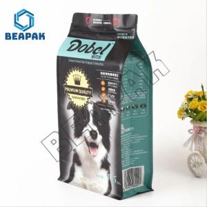 Quality Side Gusset Zip Sealed Animal Feed Packaging Bags With Flat Bottom wholesale