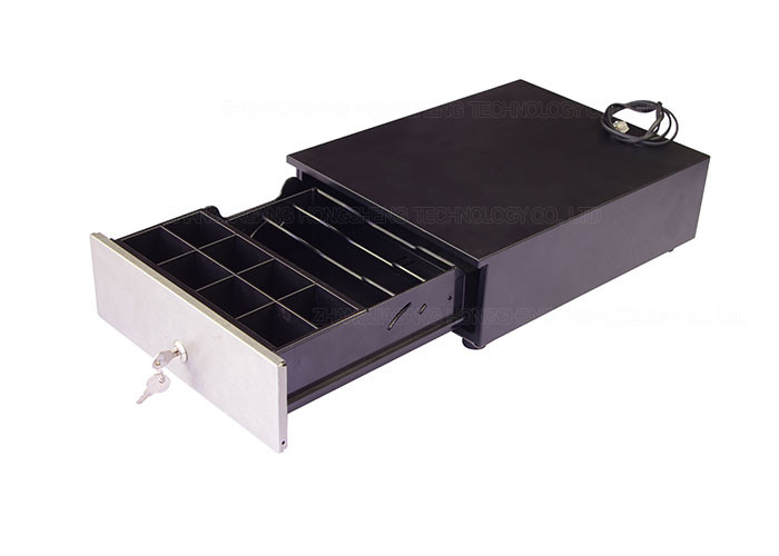 6V - 24V Compact Cash Drawer RJ11 RJ12 For ECR POS Machine 308x298x102 mm