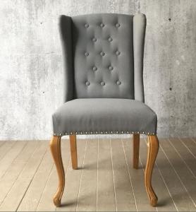 Quality solid oak french style dining chairs,Antique style fabricWooden frame leather dining chair,desk chair CH-015 wholesale