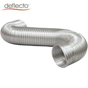 Quality 350mm Aluminum Semi Rigid Flexible Duct HVAC Parts Fire Resistant Big Diameter Exhaust Duct wholesale