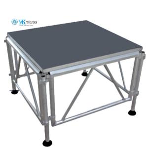 Quality 18mm Plywood or 18mm Tempered Glass Platform Material Mobile Stage Red and OEM Offered wholesale