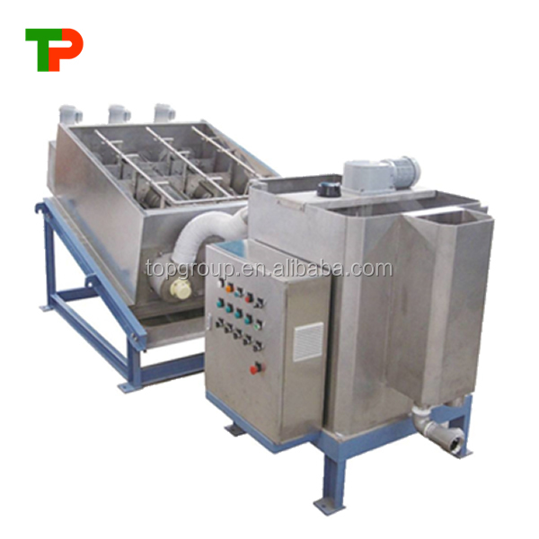 Top selling stainless steel sludge screw press dewatering for wastewater treatment