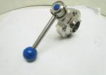 Tri Clamp End Silicone Seats 4 Inch Butterfly Valves