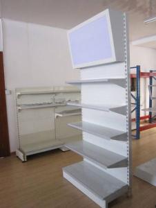 Quality Exhibition Wood Display Stands White MDF For Hardware Tools wholesale