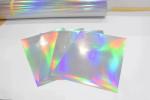 Removable Self-Adhesive Laser Color Decorative Glass Film PET Vinyl Color