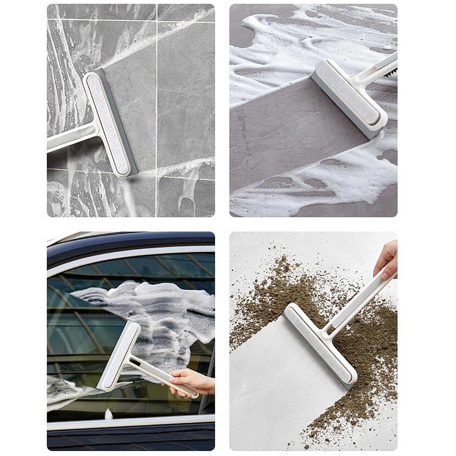 4 In 1 household Window Cleaning Brush Customized Plastic Material