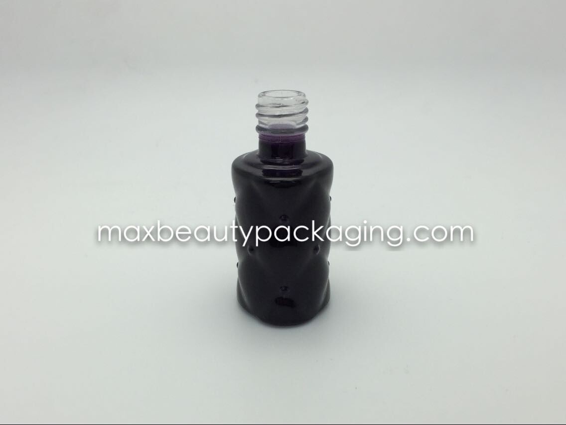 UV powder coating gel polish bottle double coating gel polish bottle nail polish packaging gel polish bottle cap brush