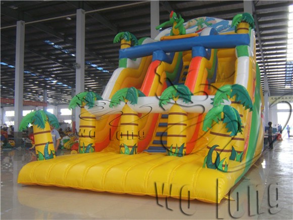 big exciting kid Forest Inflatable Slide, outdoor inflatable toys