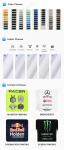 Customized Logo Printing Sublimation Racing Teamwear Motorcycle Polo Shirts for