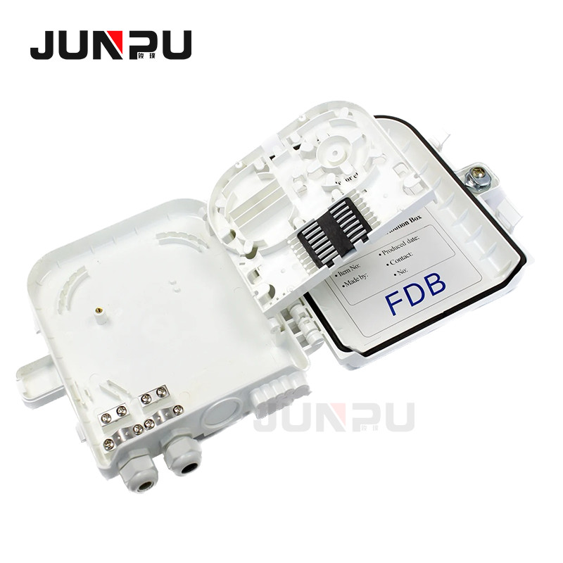 FTTH Fiber Terminal White Black IP65 Box Fiber Optic 8 Core Fiber Optic Cable ABS