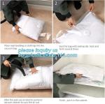 zipper clean vacuum sealed bag, zipper reusable vacuum cleaner bag, zipper cloth
