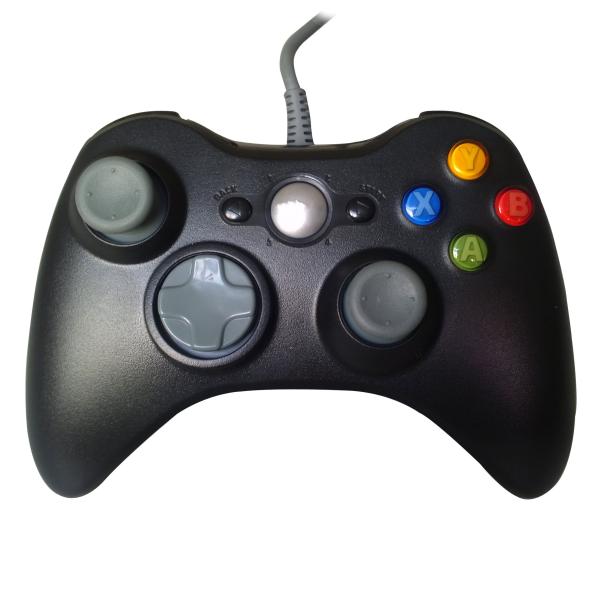 Cheap Solid Black XBOX One Gamepad , Vibration Wired Game Controller for sale