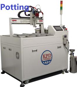 China Vacuum Glue Potting 2 Parts Epoxy Resin AB Glue Dispensing Robot for Accurate Potting on sale