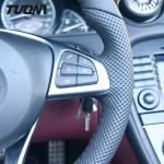 AMG CLE GLC Flat Bottom Mercedes Benz Steering Wheel Full Leather Custom