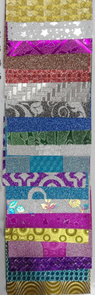 New color glitter printed for shopping handbag with your logo