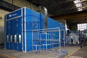 Quality 15m truck spray painting booth / spray booth oven for trucks and bus wholesale