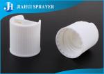 Colourful Screw Plastic Flip Top Caps / Flip Top Dispensing Caps Carton Packing