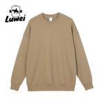 Crew Neck Organic Pure Felpa Uomo 350g Moletons Camisa De Entrenamiento 100