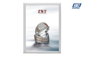 Quality YGY A1 Poster Size Silver Aluminum Frame Snap Open LED Light Box wholesale