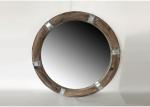 Black Anti Corrosion Decorative Wood Framed Mirrors