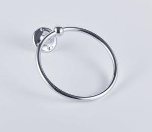 Quality Wall Mounted Towel Ring Chrome Brass Bathroom Holder Easy Installation wholesale