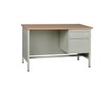 Multi Drawers 4 Legs MDF Wooden Top Steel Executive Desk