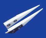 Machined Mechanical Ceramic Shaft For Pump / Alumina Ceramic Components