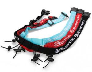 Quality Marathon Race Number Belt Triathlon Race Gear With Energy Gel Loops wholesale