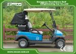 2 Person Electric Golf Car With 3.7KW Motor Italy Graziano Axle Blue Color
