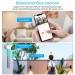 White C2430TS-40E Network Camera with Wi-Fi Connectivity and One-way Audio