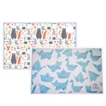 Recyclable Adhesive Disposable Plastic Dinner Mats Non Slip For Babies