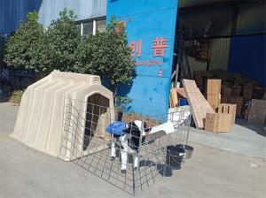 Quality 2200 X 1500 X 1550mm Calf Housing Plastic Calf Shelters For Calves Sheep And Goats wholesale
