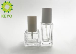 Quality Empty 30ml Square Glass Foundation Bootle For Cosmetic Packaging wholesale