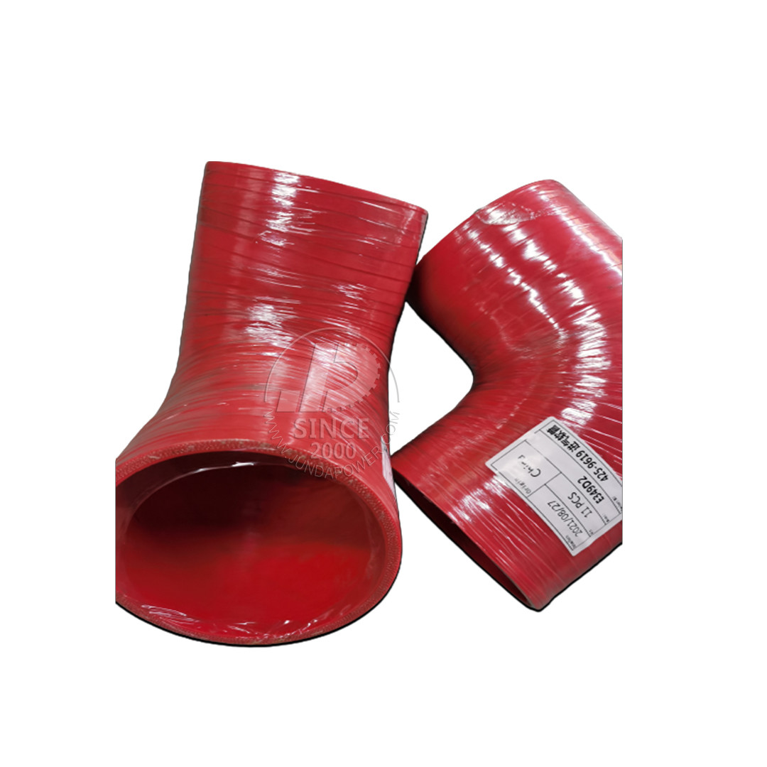 425-9619 E349D2 Excavator Spare Parts Red Rubber Intake Hose