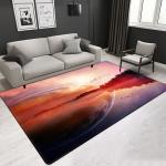 Landscape Pattern 3D Polyester Fiber Living Room Carpet Hotel Center Rugs