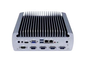 China 20W Dual HDMI VGA Fanless Desktop Mini Pc Intel Core i7 8700T on sale