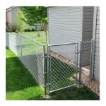 Low Carbon Steel Wire Galvanized Cyclone Chain Link Fence for Residential