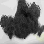 Flame Retardant Polyester Fiber 51mm Black Short Fiber Eco-Friendly PSF