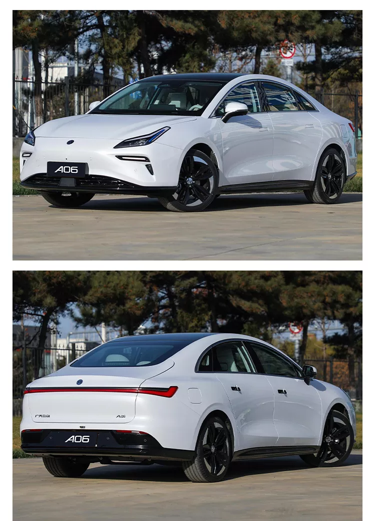 Affordable Stock HYCAN A06 EV Car with 0.5 Hour Fast Charging Time and Lithium Battery