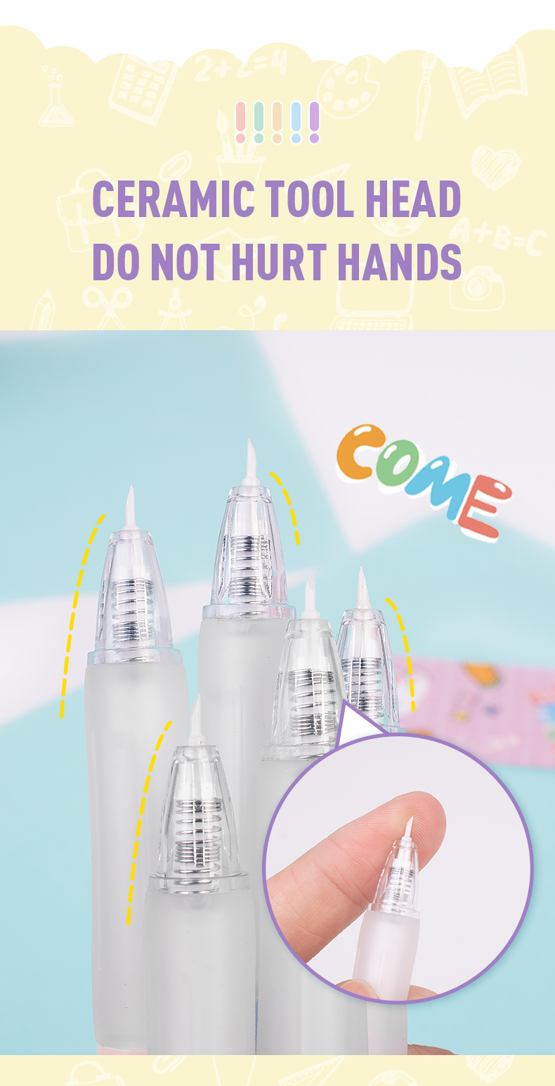 Custom Logo Acceptable Mini Blades Aesthetics Stickers Cutter for Kid's Scrapbook