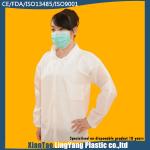 Durable Disposable Laboratory Coats , Disposable Dust Coats 22-55g/㎡ Weight