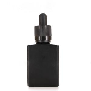 Quality Beard Oil Serum 30ml Square Glass Dropper Bottles Recyclable wholesale