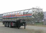 Large Capacity Tri - Axle Diesel Tankers Semi Trailer Truck 50 - 80Tons